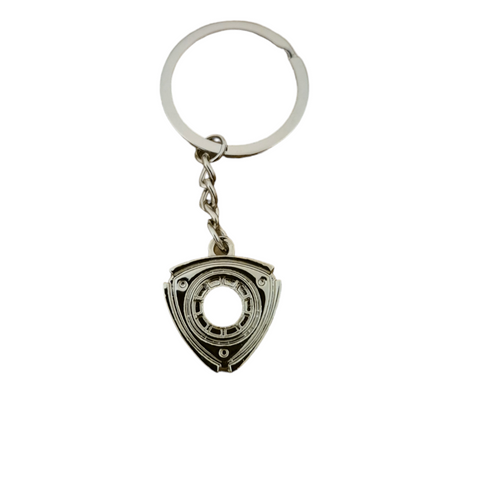 Tuned. Rotor Keyring (Chrome)