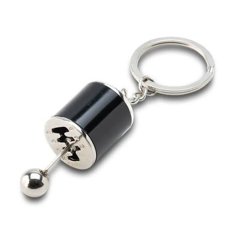 Tuned. Gearbox Keyring (Black/Chrome)