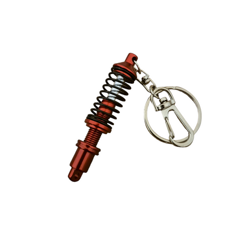 Tuned. Coilover Keyring (RED)