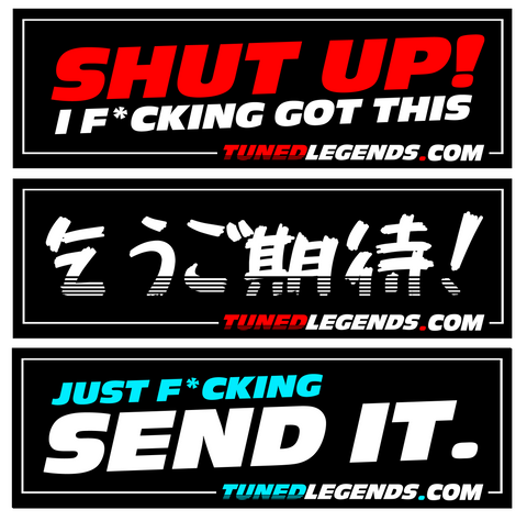 Tuned. JDM Slap Sticker