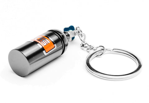 Nitrous Bottle Keyring (Black)