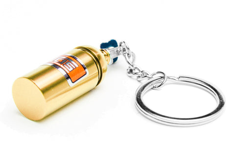 Nitrous Bottle Keyring (Gold)