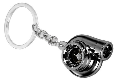 Tuned. Turbo Keyring (Gunmetal)