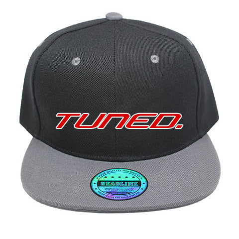 Tuned. Snapback - Black & Grey