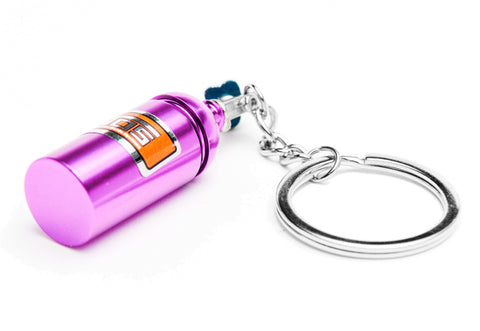 Nitrous Bottle Keyring (Purple)